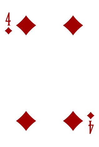 4 of Diamonds, 1/23, 2/21, 3/19, 4/17, 5/15, 6/13, 7/11, 8/9, 9/7, 10/5, 11/3, 12/1