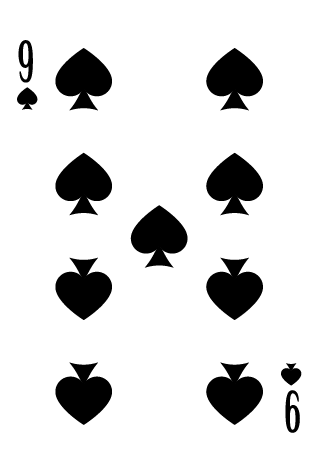 9 of Spades, 1/5, 2/3, 3/1