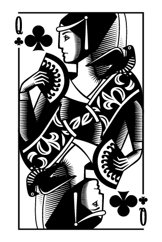 Queen of Clubs, 1/28, 2/26, 3/24, 4/22, 5/20, 6/18, 7/16, 8/14, 9/12, 10/10, 11/8, 12/6