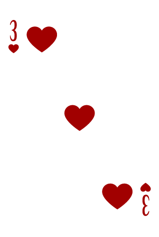 3 of Hearts, 11/30, 12/28
