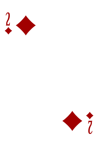 2 of Diamonds, 1/25, 2/23, 3/21, 4/19, 5/17, 6/15, 7/13, 8/11, 9/9, 10/7, 11/5, 12/3